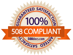 508 Docs, Inc. Seal of Compliance Guarantee